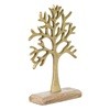 Decoratiune pentru masa din metal, Gold, Arborele Vietii 16x6x27 cm - imagine 6